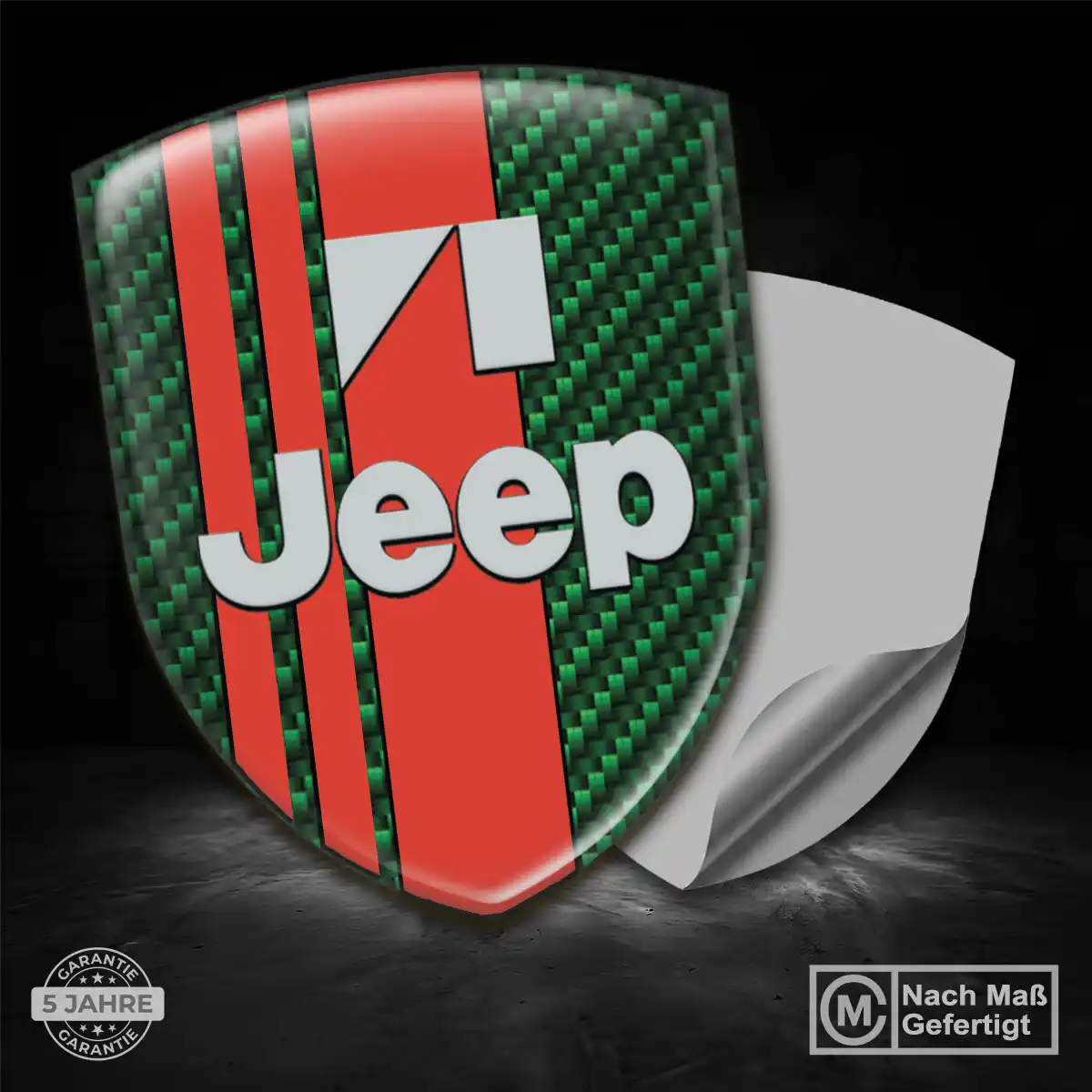 Jeep Silikon Aufkleber Embleme Tuningfahrzeug