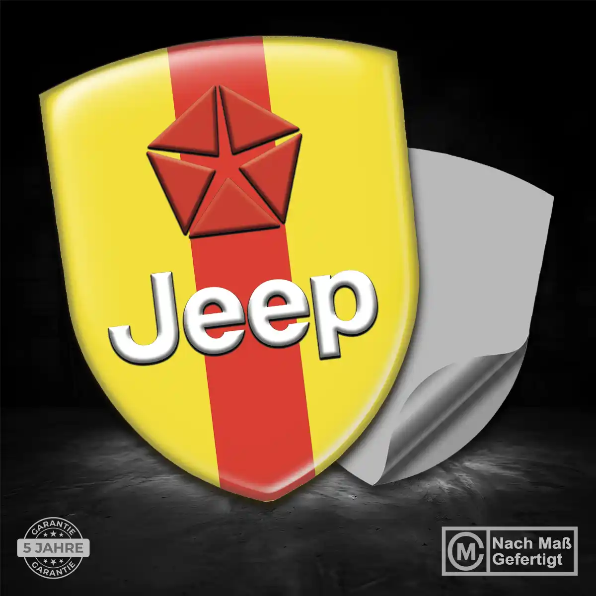 Jeep Silikon Aufkleber Erstklassige Qualität