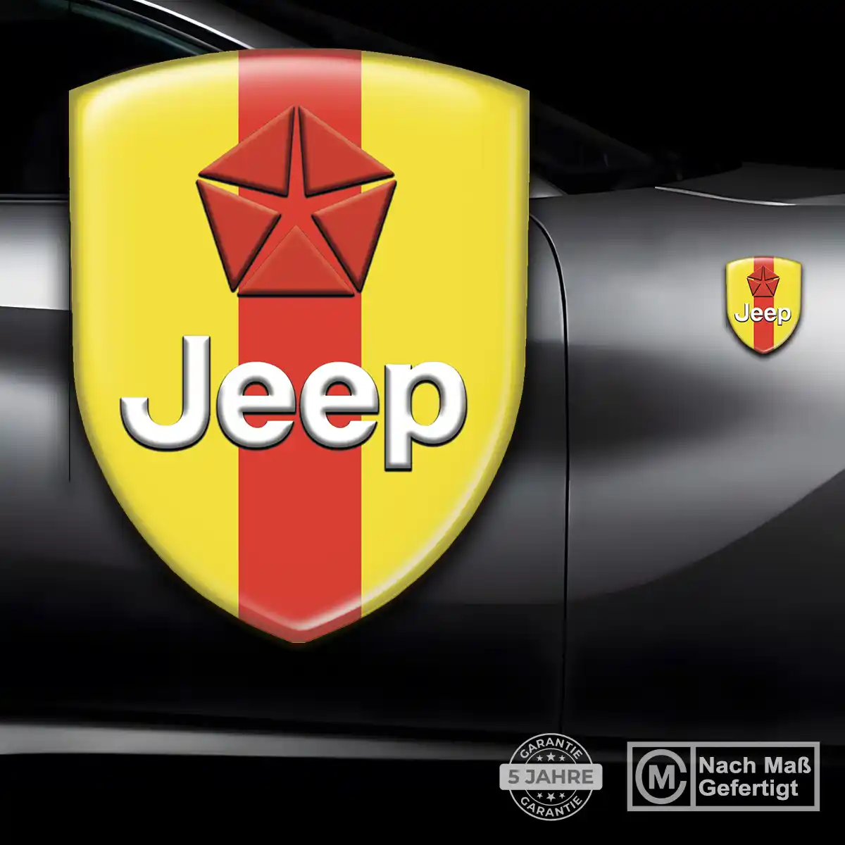 Jeep Silikon Aufkleber Erstklassige Qualität