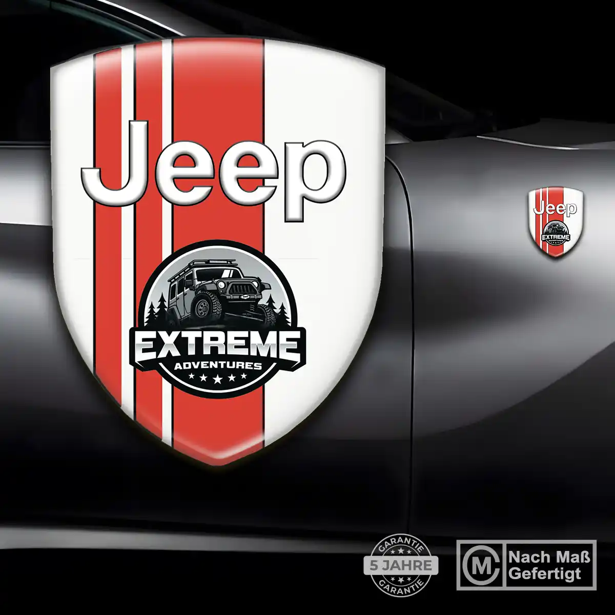 Jeep Silikon Aufkleber Exterieurdesign