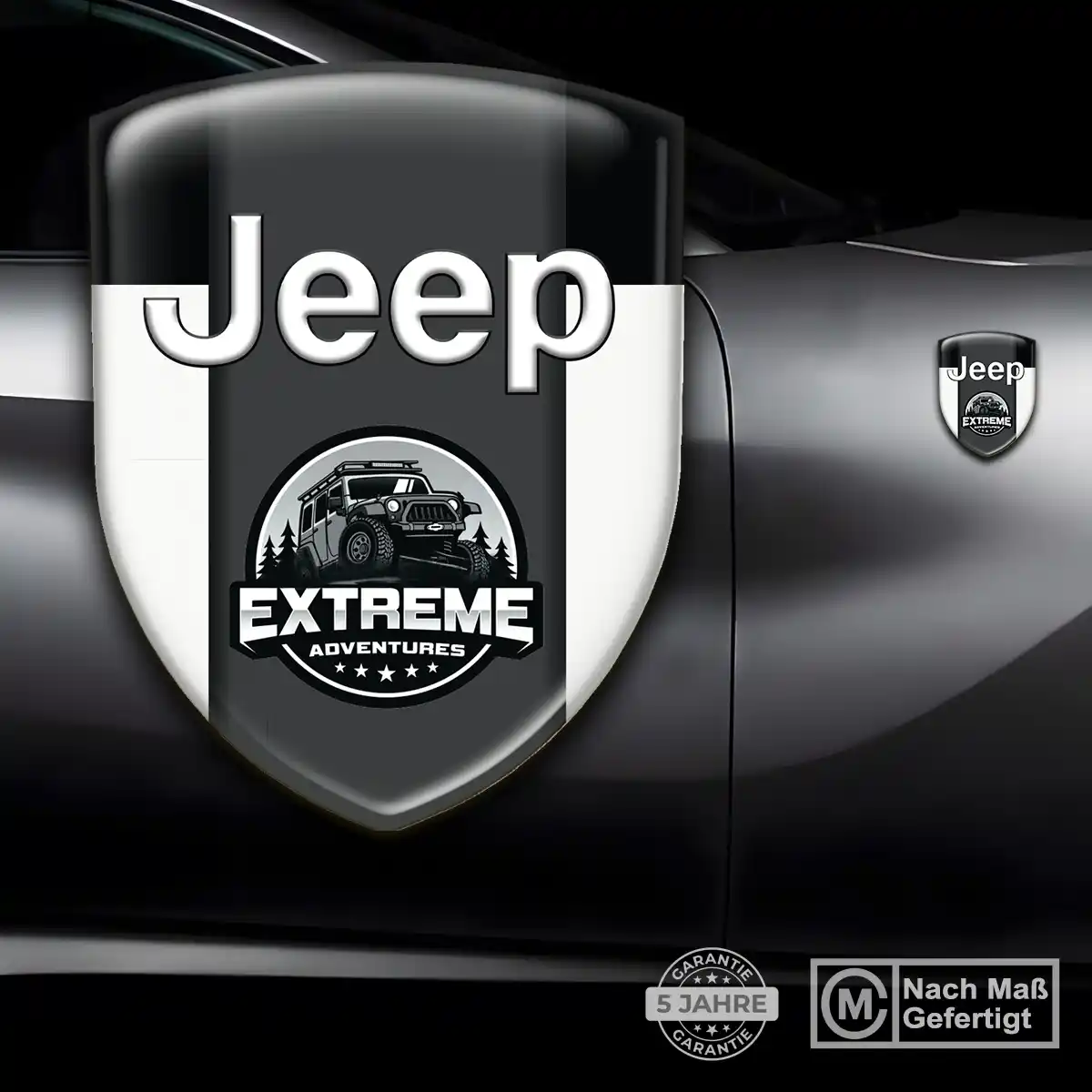 Jeep Silikon Aufkleber Hochwertiges Harz