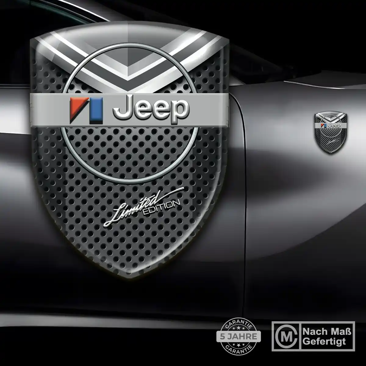 Jeep Silikon Aufkleber Luxus-Edition