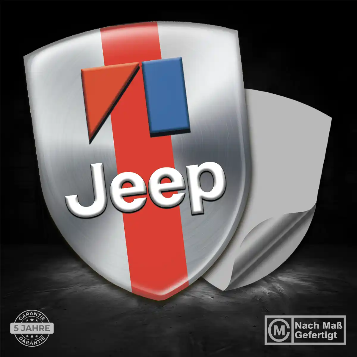 Jeep Silikon Aufkleber Stilvolles Design