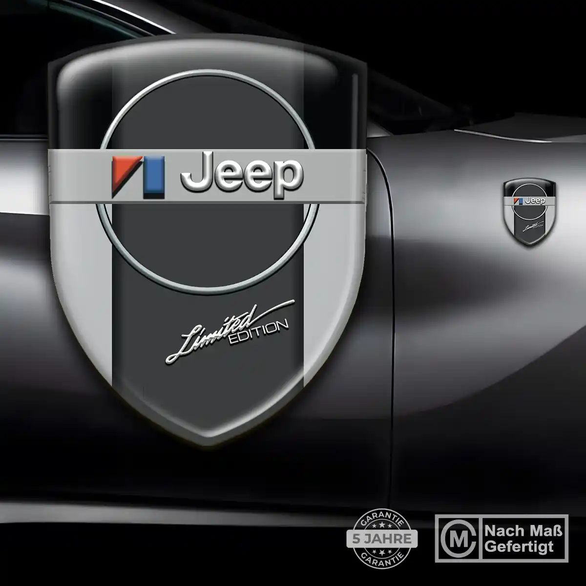 Jeep Silikon Aufkleber Tuningfahrzeug
