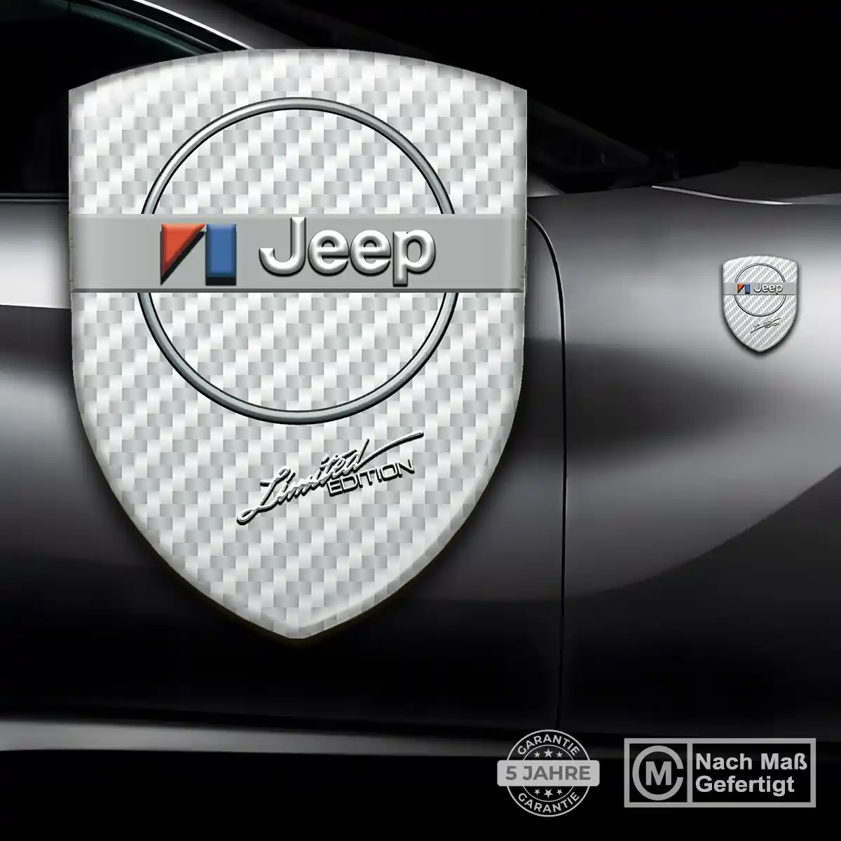 Jeep Silikon Aufkleber Wappen Anspruchsvolles Design