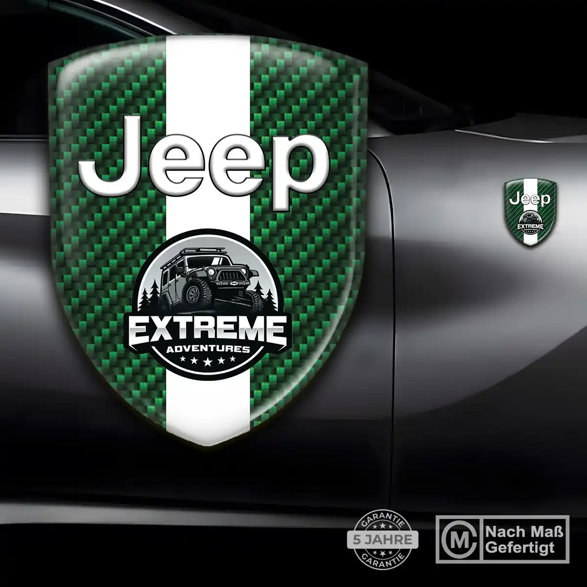Jeep Silikon Aufkleber Wappen Hohe Qualität