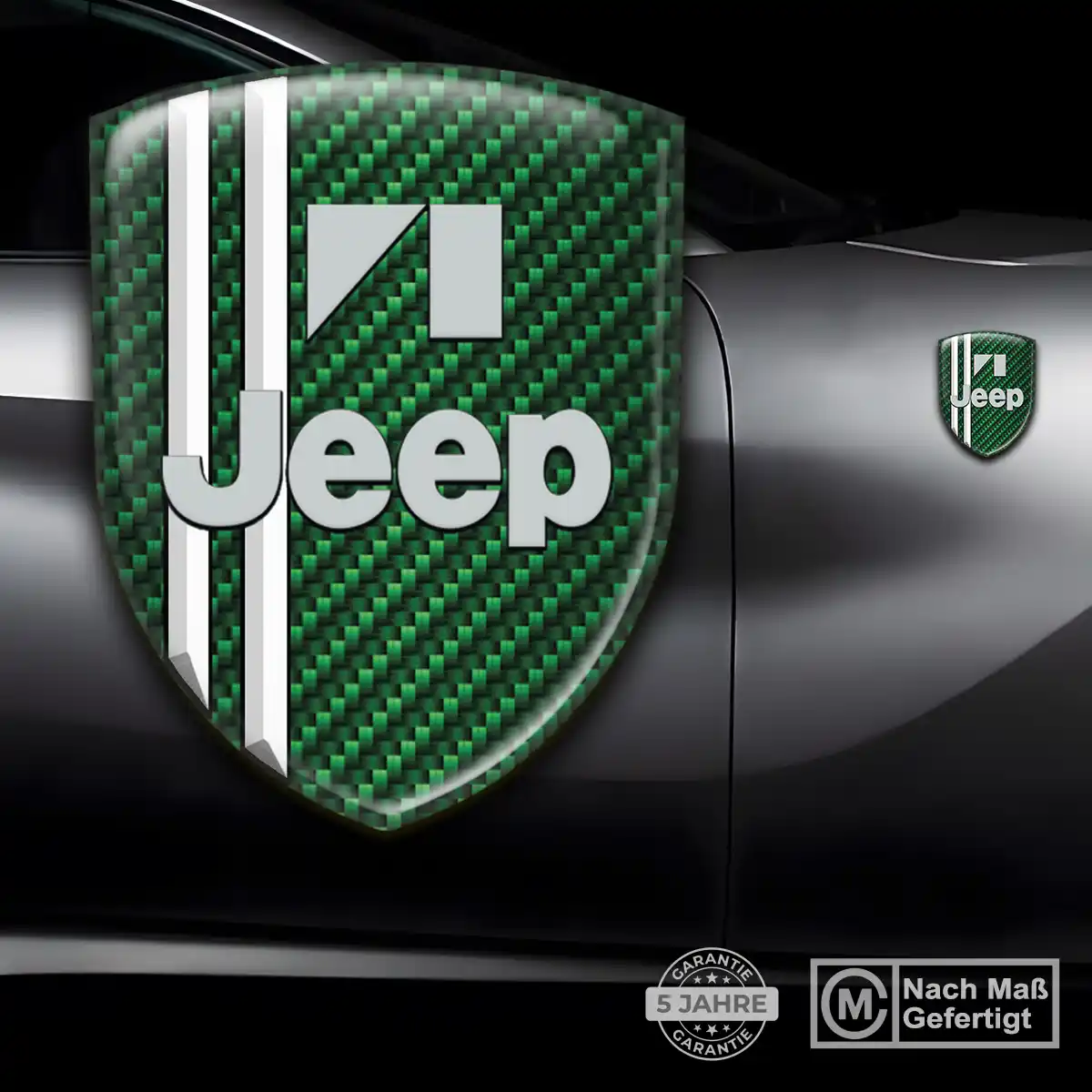 Jeep Silikon Aufkleber Wappen Interieurdesign