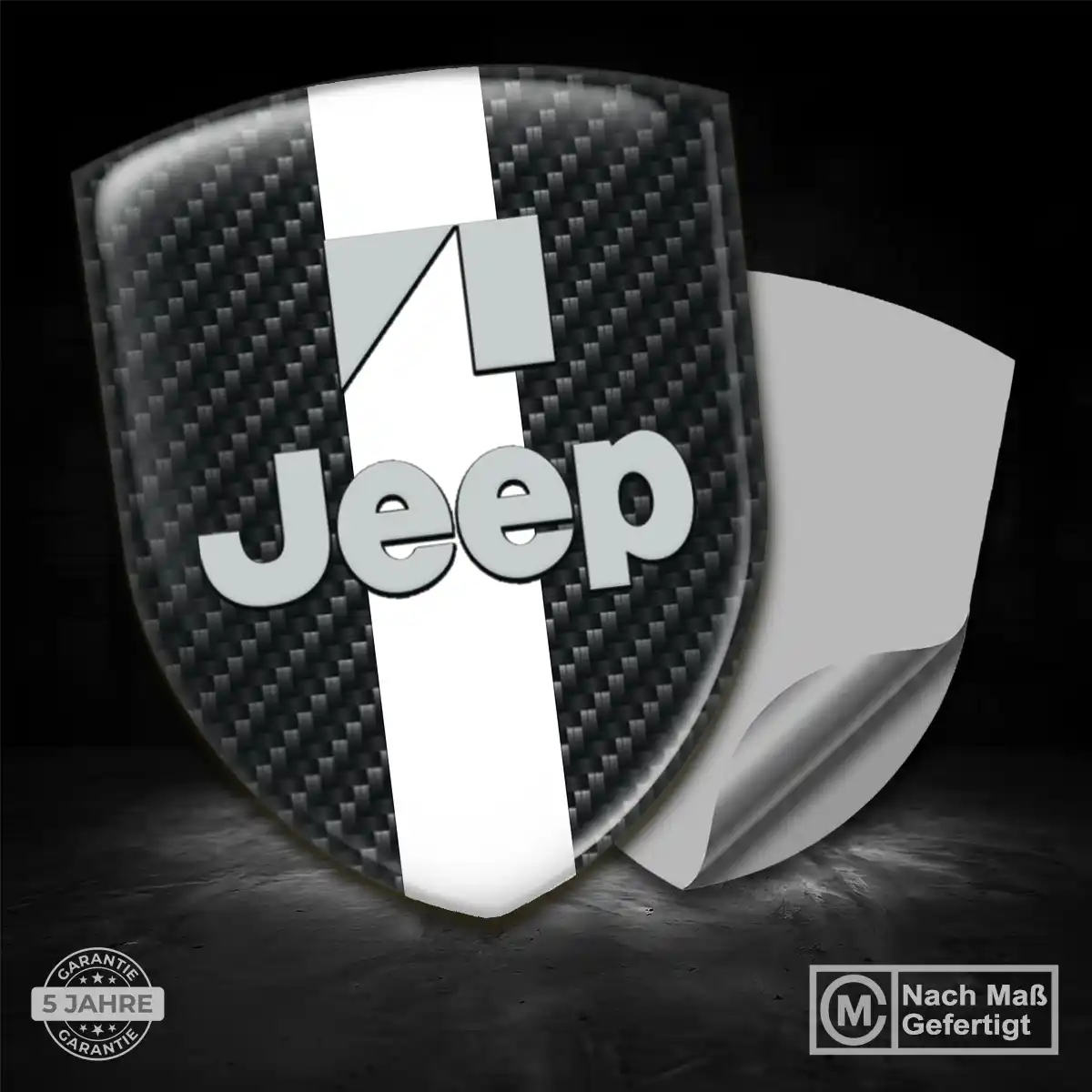 Jeep Wappen Aufkleber Ausdrucksstarkes Design