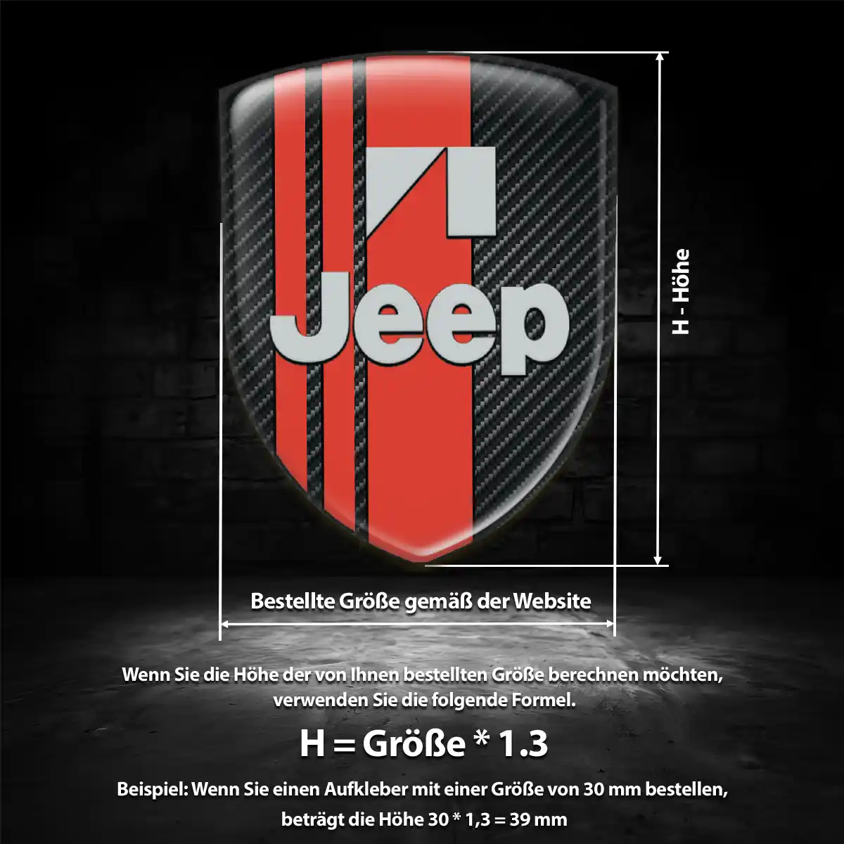 Jeep Wappen Aufkleber Auto Exterieurdesign