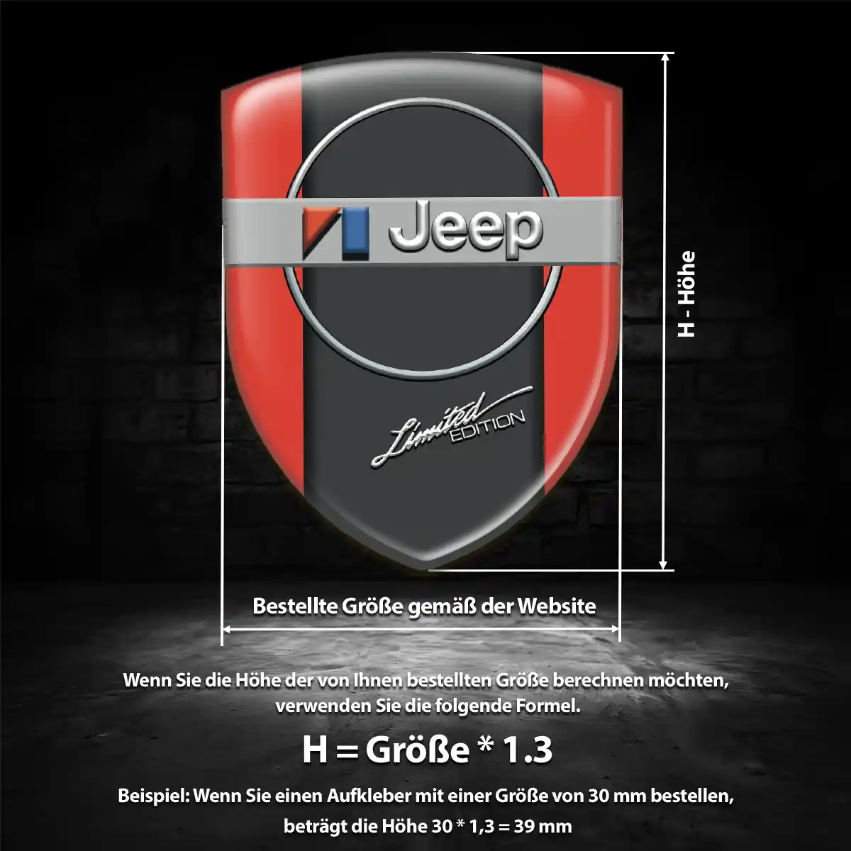 Jeep Wappen Aufkleber Auto Interieurdesign