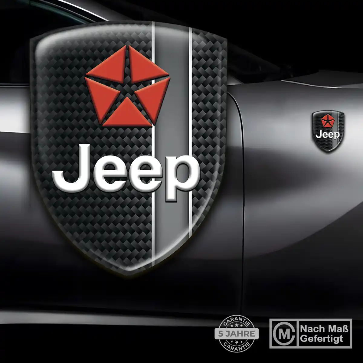 Jeep Wappen Aufkleber Auto Markenedition