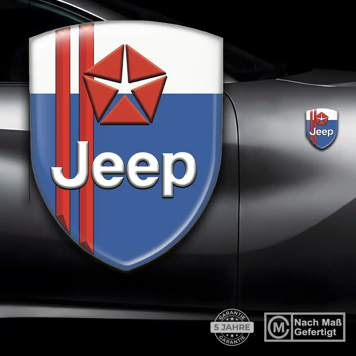 Jeep Wappen Aufkleber Auto Premium-Edition