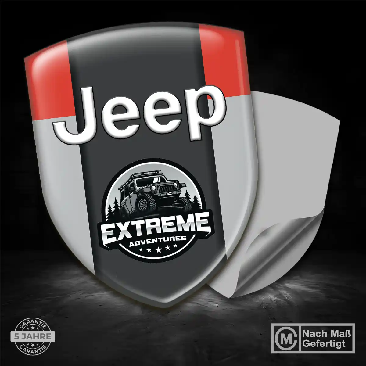Jeep Wappen Aufkleber Auto Stilvolles Design