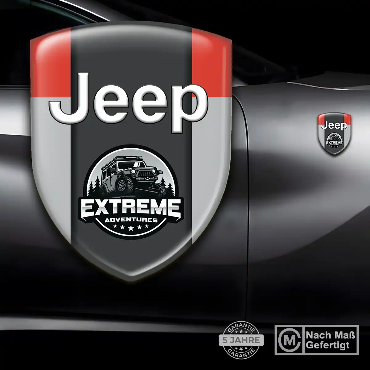 Jeep Wappen Aufkleber Auto Stilvolles Design