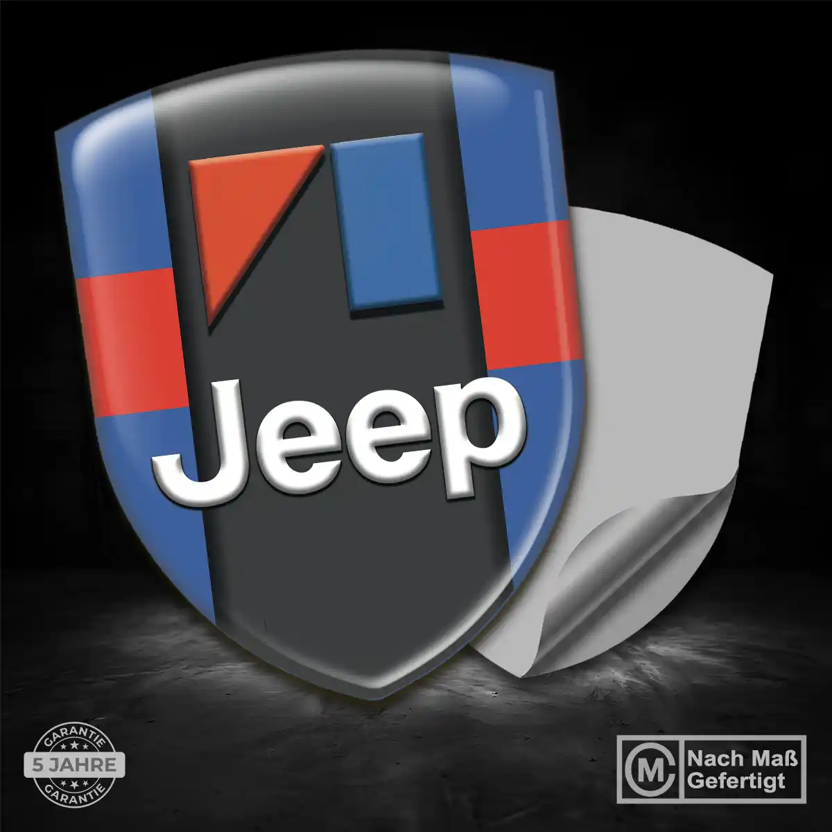Jeep Wappen Aufkleber Edles Design