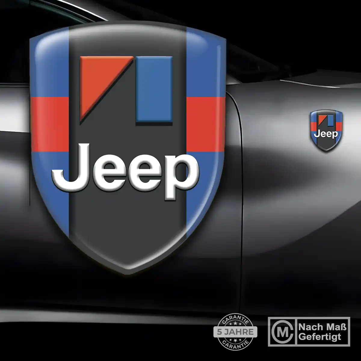 Jeep Wappen Aufkleber Edles Design