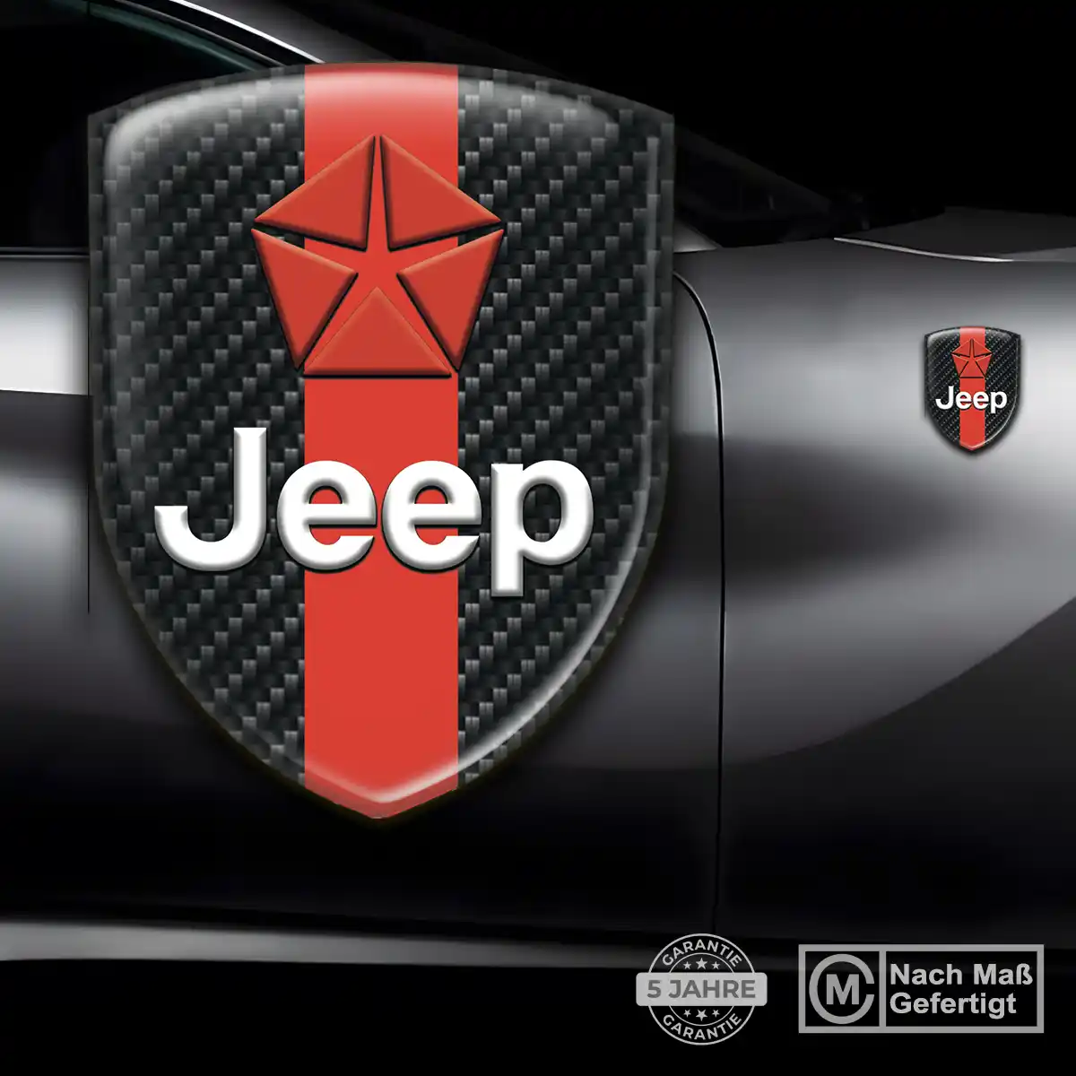 Jeep Wappen Aufkleber Elegantes Design