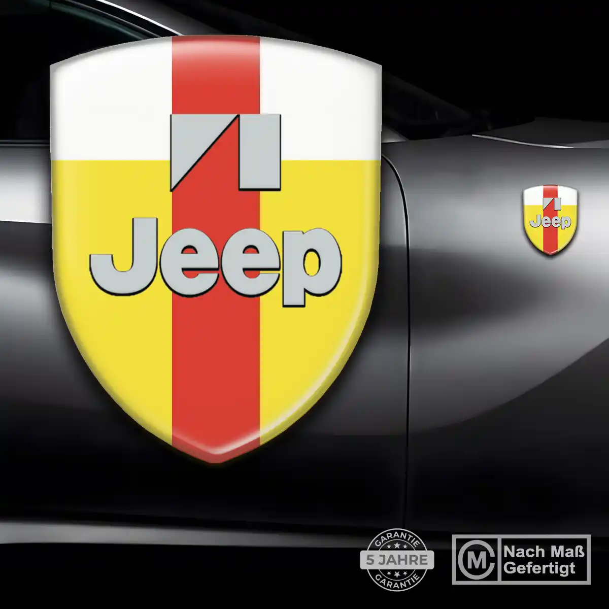 Jeep Wappen Aufkleber Emblem Anspruchsvolles Design