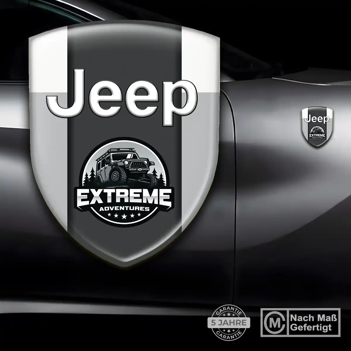 Jeep Wappen Aufkleber Emblem Auto Edles Design