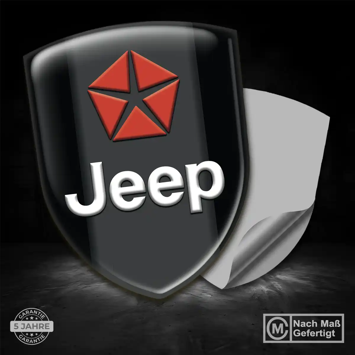 Jeep Wappen Aufkleber Emblem Auto Elegantes Design