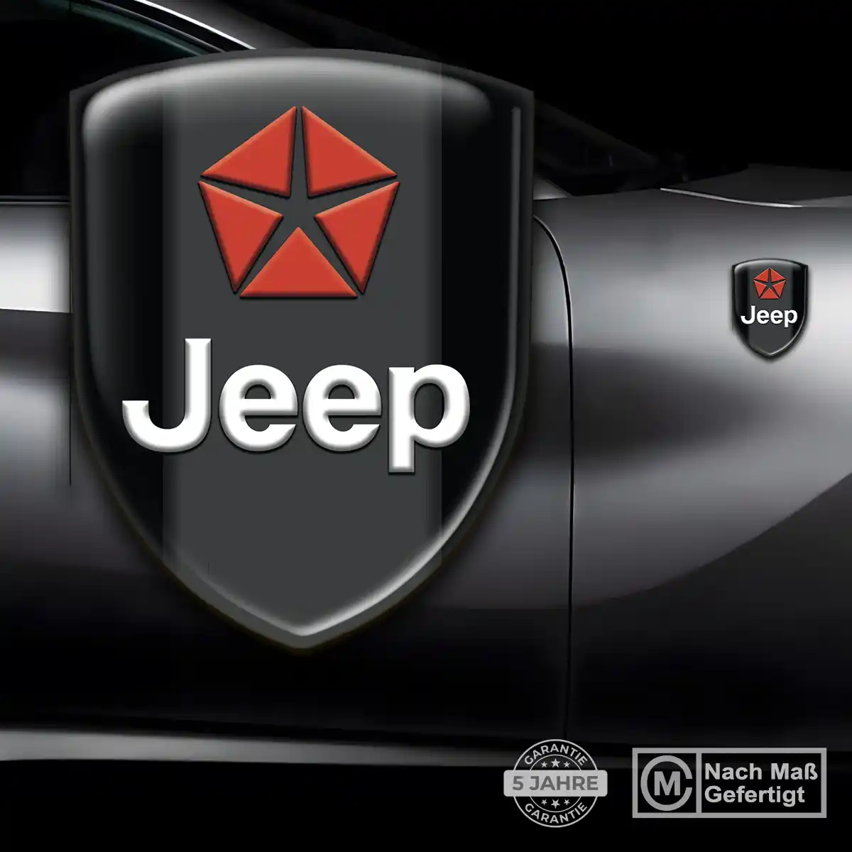 Jeep Wappen Aufkleber Emblem Auto Elegantes Design