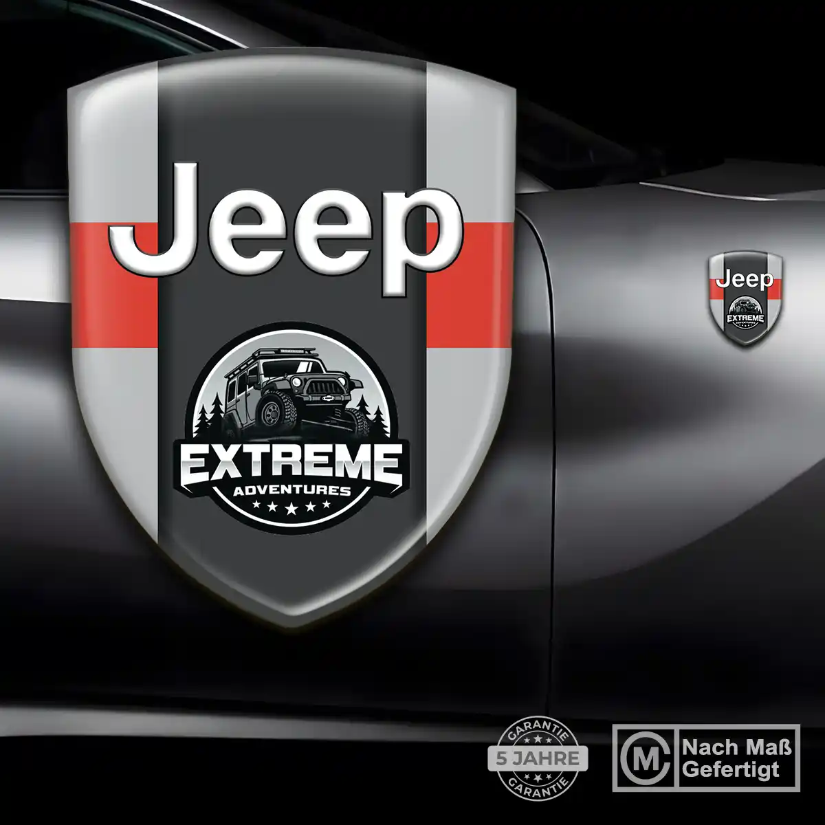 Jeep Wappen Aufkleber Emblem Auto Interieurdesign