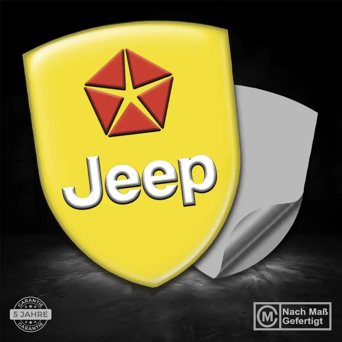 Jeep Wappen Aufkleber Emblem Auto Markenedition