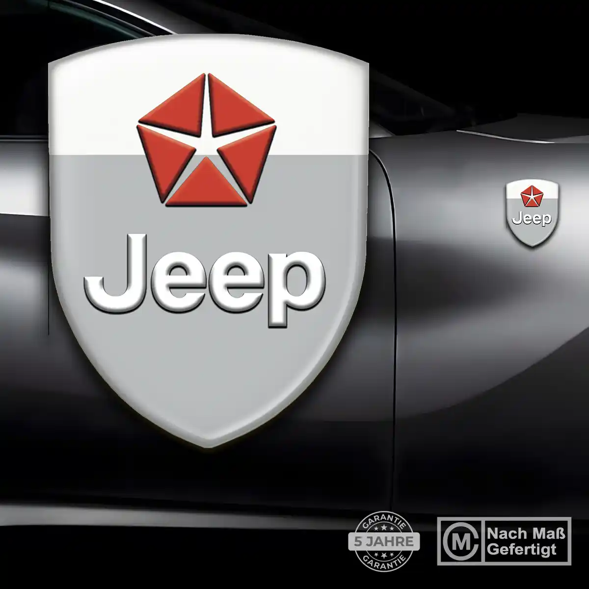 Jeep Wappen Aufkleber Emblem Auto Stilvolles Design