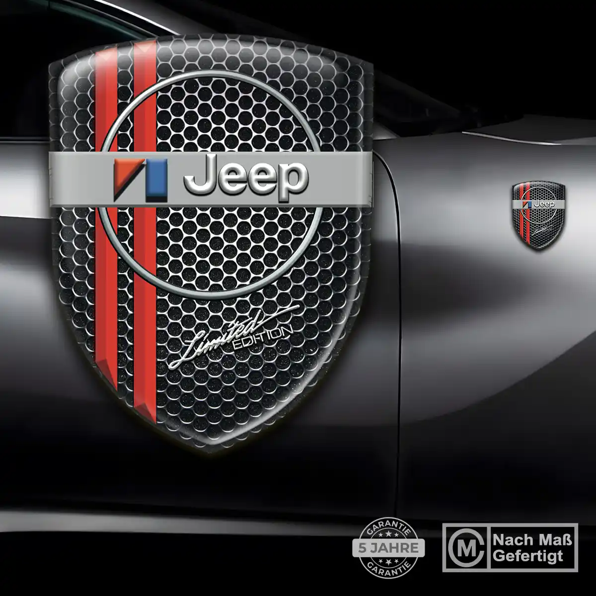 Jeep Wappen Aufkleber Emblem Erstklassige Qualität