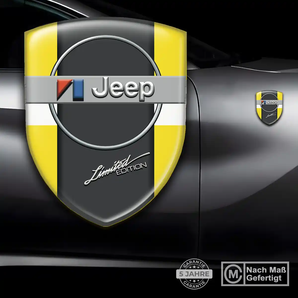 Jeep Wappen Aufkleber Emblem Exterieurdesign