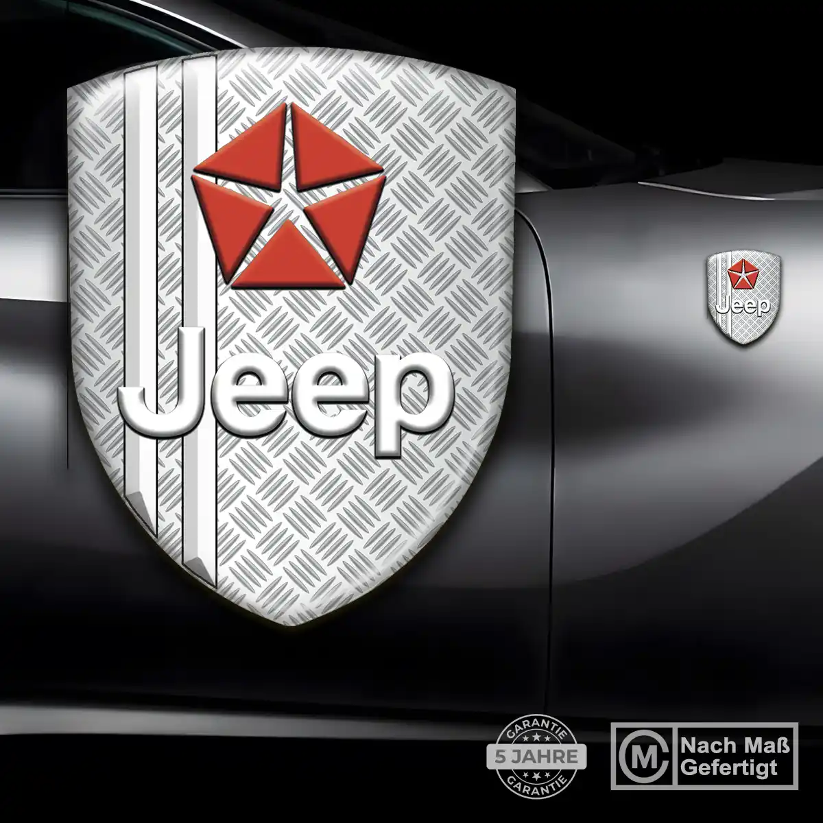 Jeep Wappen Aufkleber Emblem Luxus-Edition