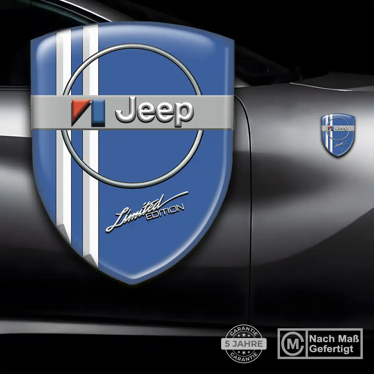 Jeep Wappen Aufkleber Emblem Tuningfahrzeug