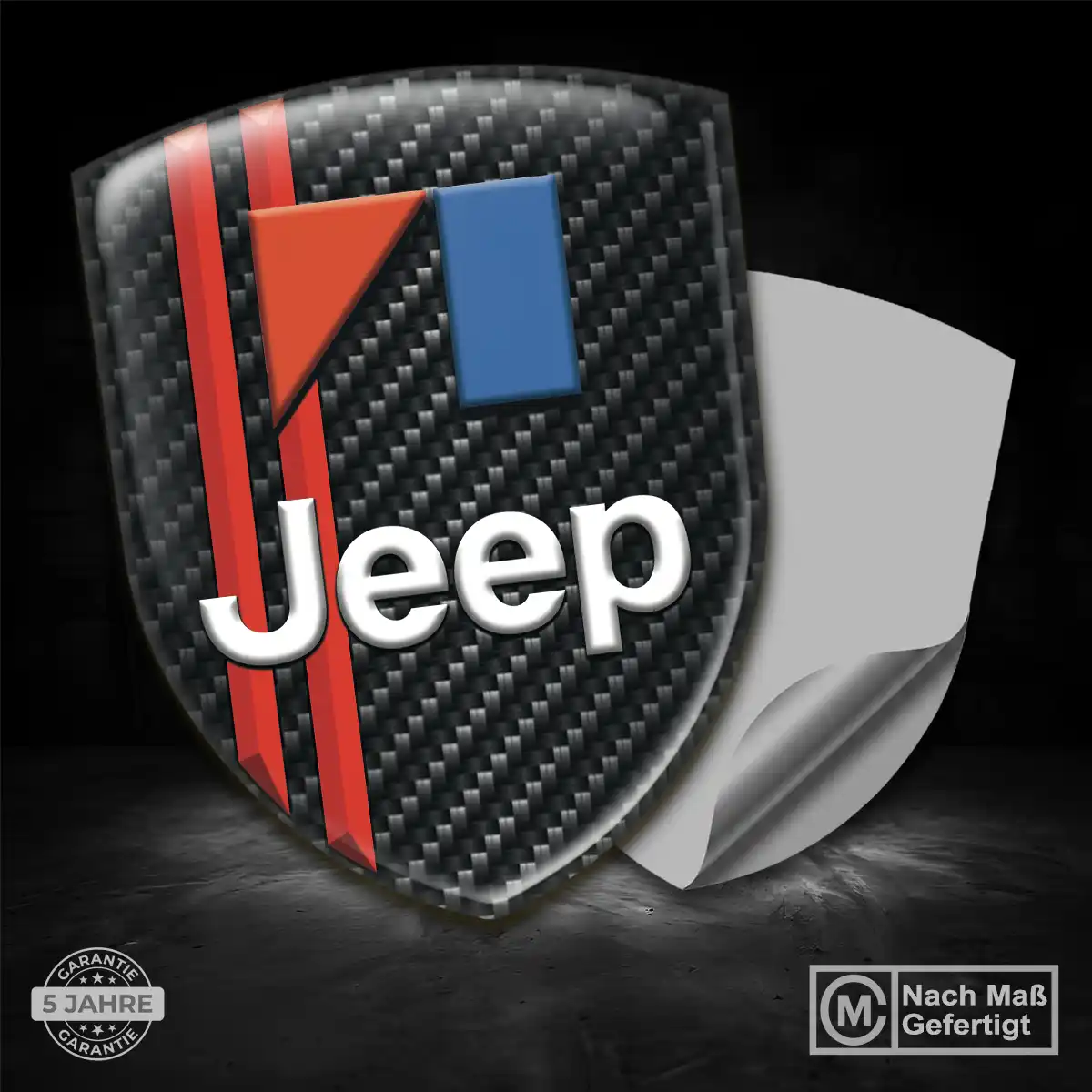 Jeep Wappen Aufkleber Erstklassige Qualität