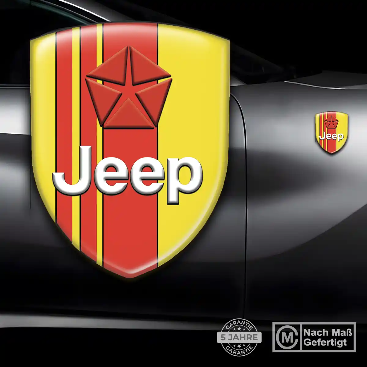 Jeep Wappen Aufkleber Exterieurdesign