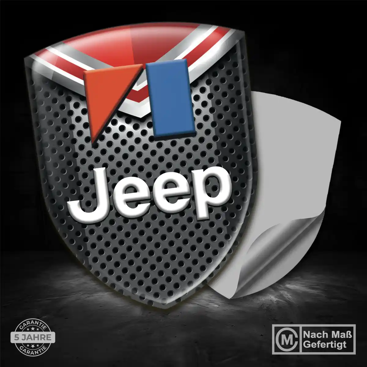 Jeep Wappen Aufkleber Limitierte Auflage