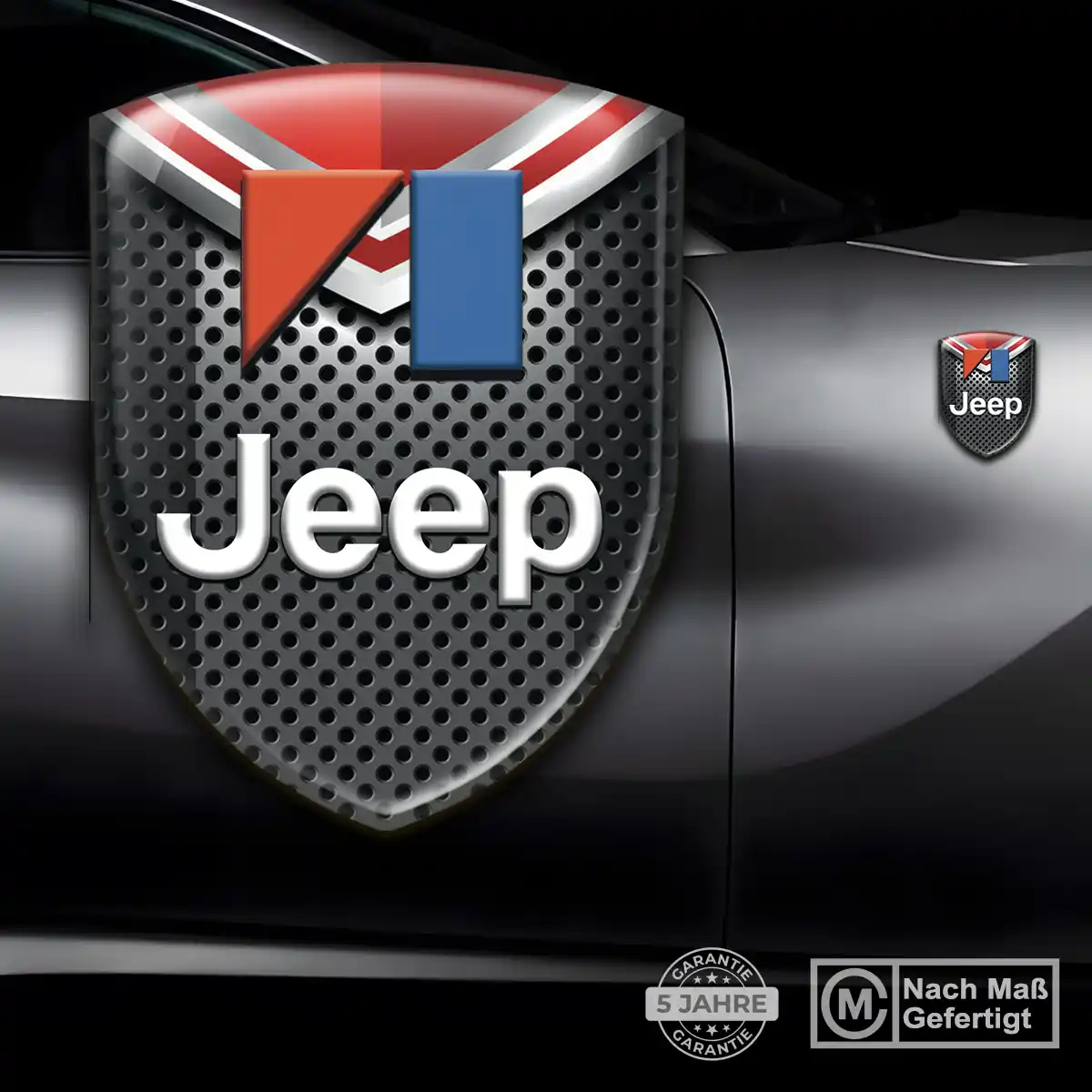 Jeep Wappen Aufkleber Limitierte Auflage