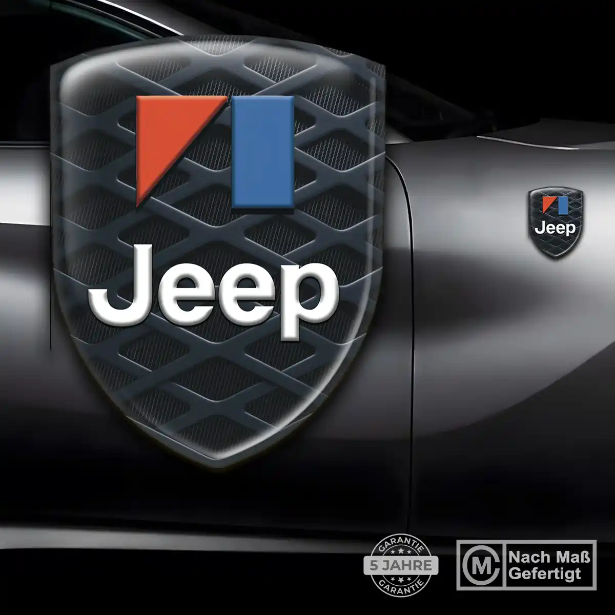 Jeep Wappen Aufkleber Markenedition