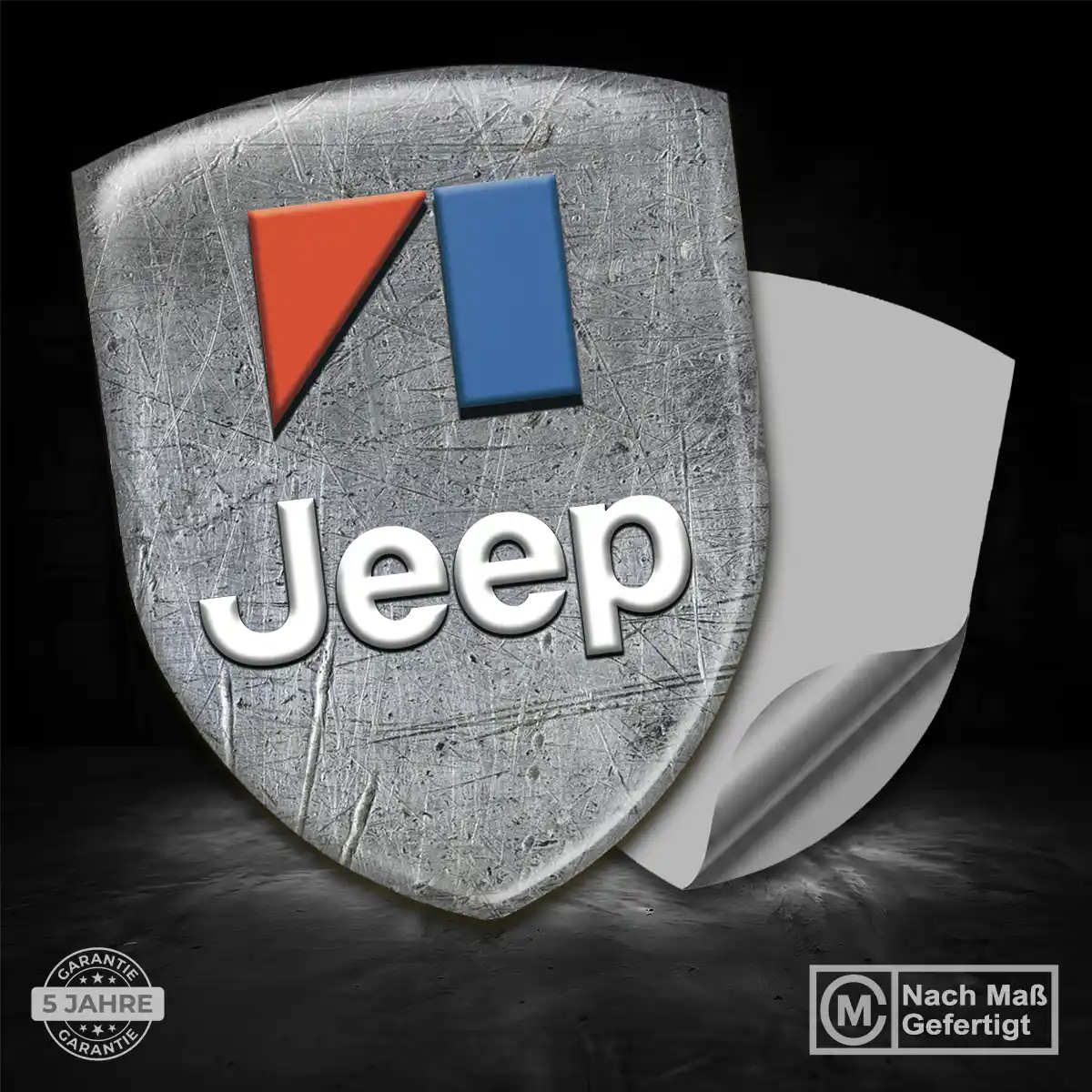 Jeep Wappen Aufkleber Modernes Design