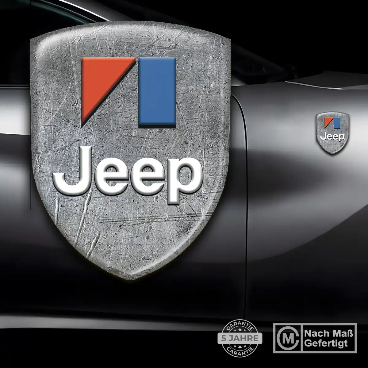 Jeep Wappen Aufkleber Modernes Design
