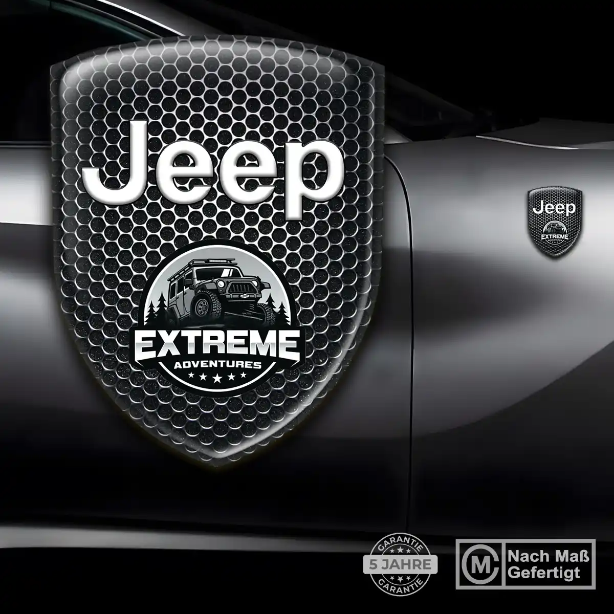 Jeep Wappen Aufkleber Premium-Edition