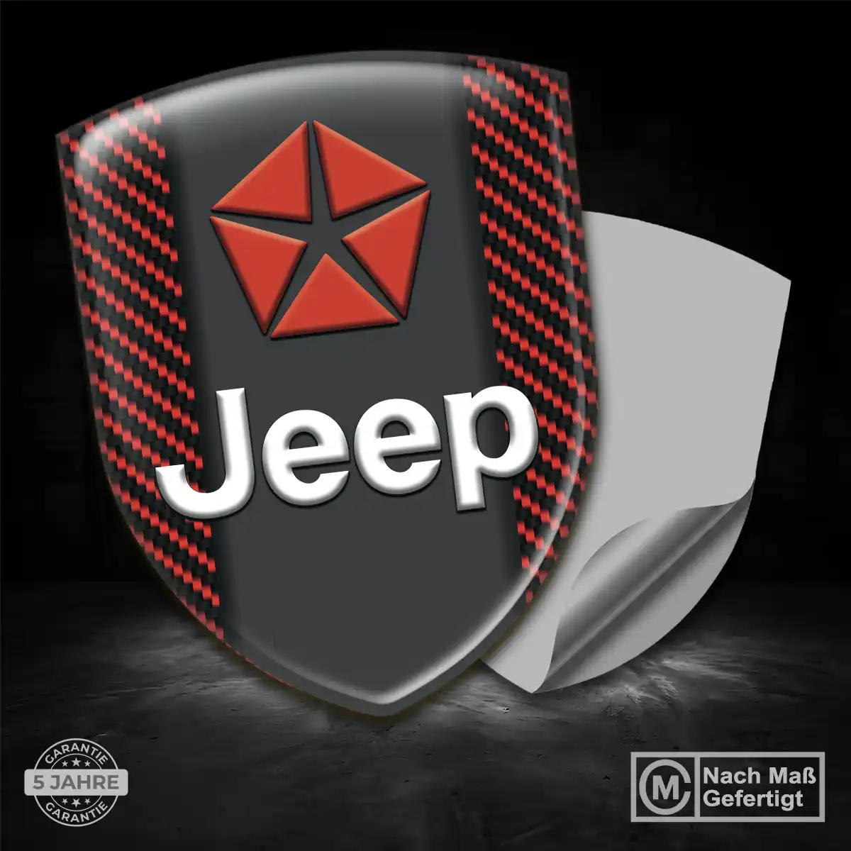 Jeep Wappen Aufkleber Premiumqualität