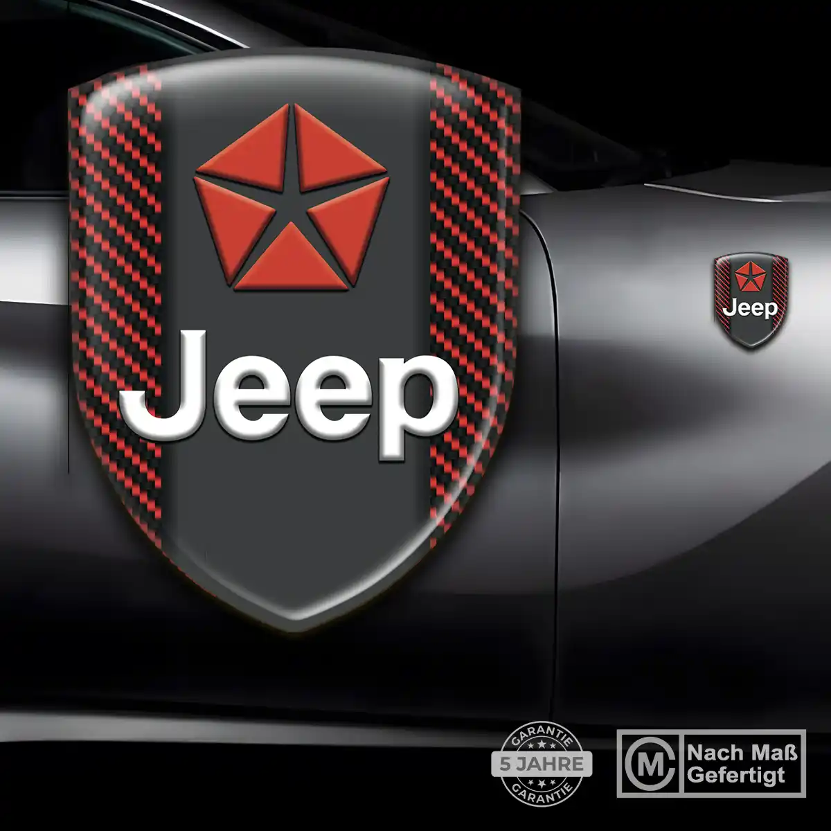 Jeep Wappen Aufkleber Premiumqualität