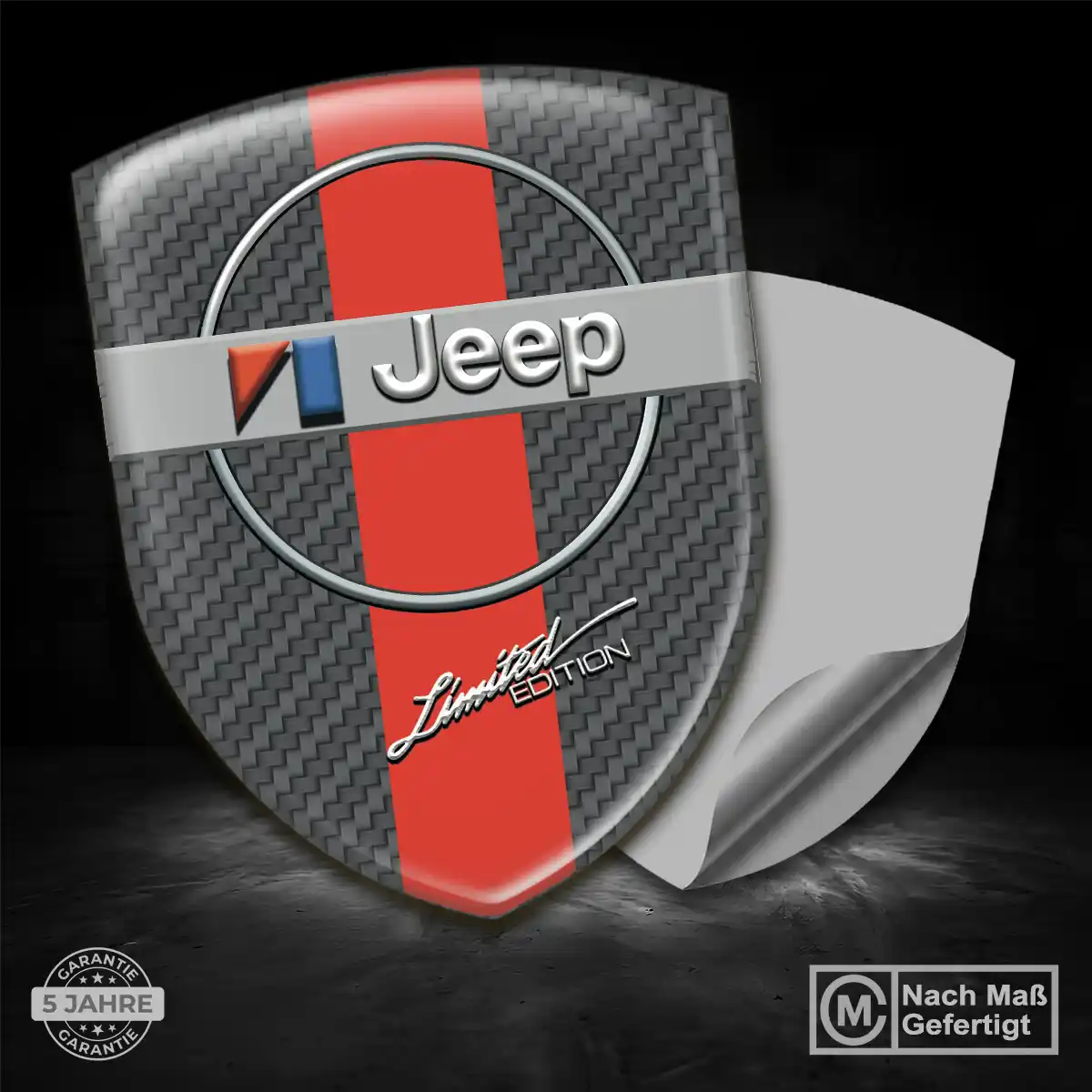 Jeep Wappen Aufkleber Stilvolles Design