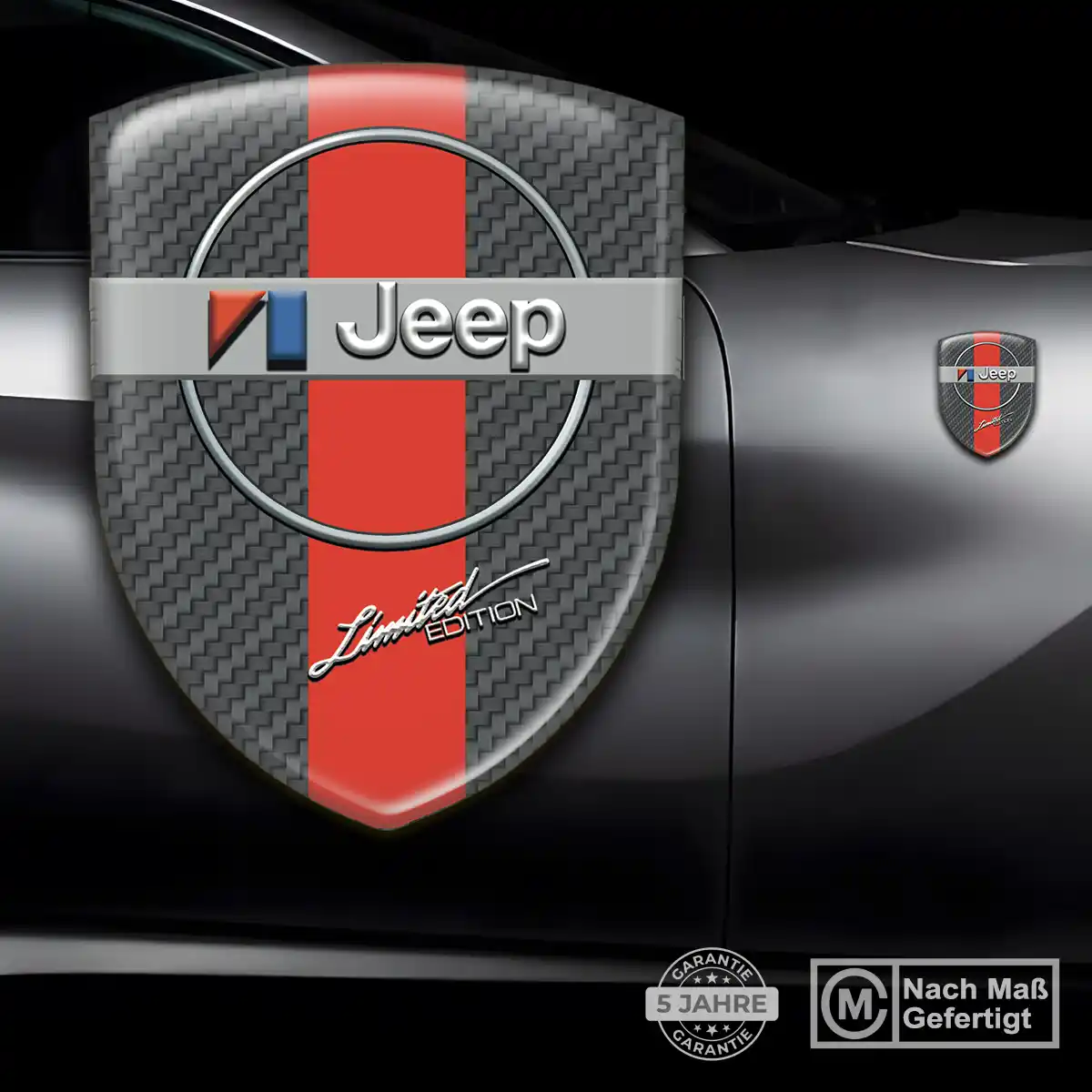 Jeep Wappen Aufkleber Stilvolles Design