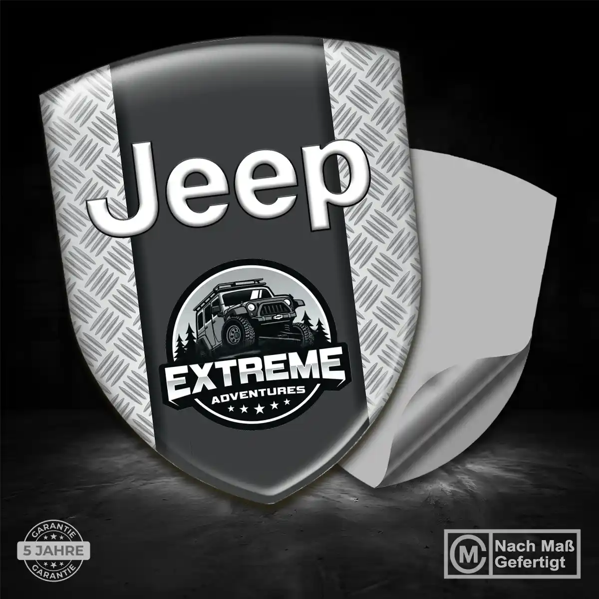 Jeep Wappen Aufkleber Tuningfahrzeug