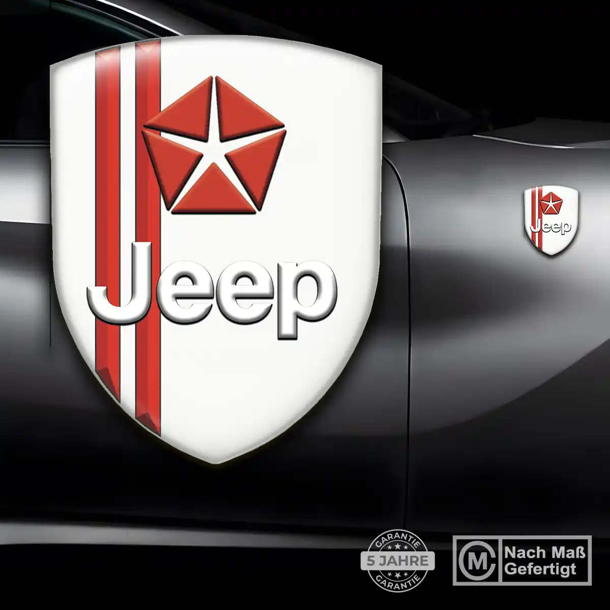 Jeep Wappen Emblem Aufkleber Anspruchsvolles Design