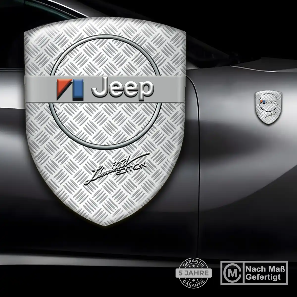Jeep Wappen Emblem Aufkleber Auto Elegantes Design