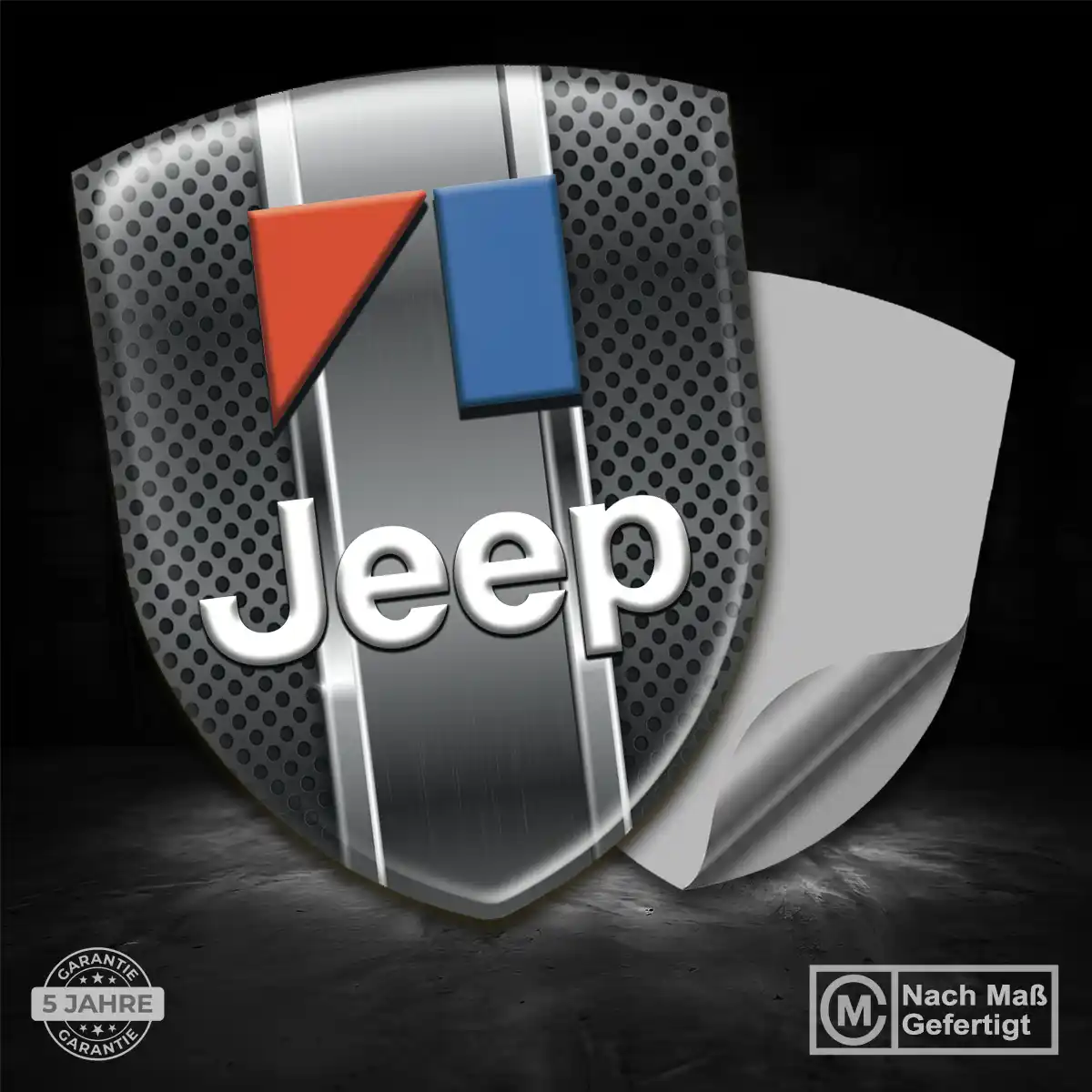 Jeep Wappen Emblem Aufkleber Auto Hochwertiges Harz