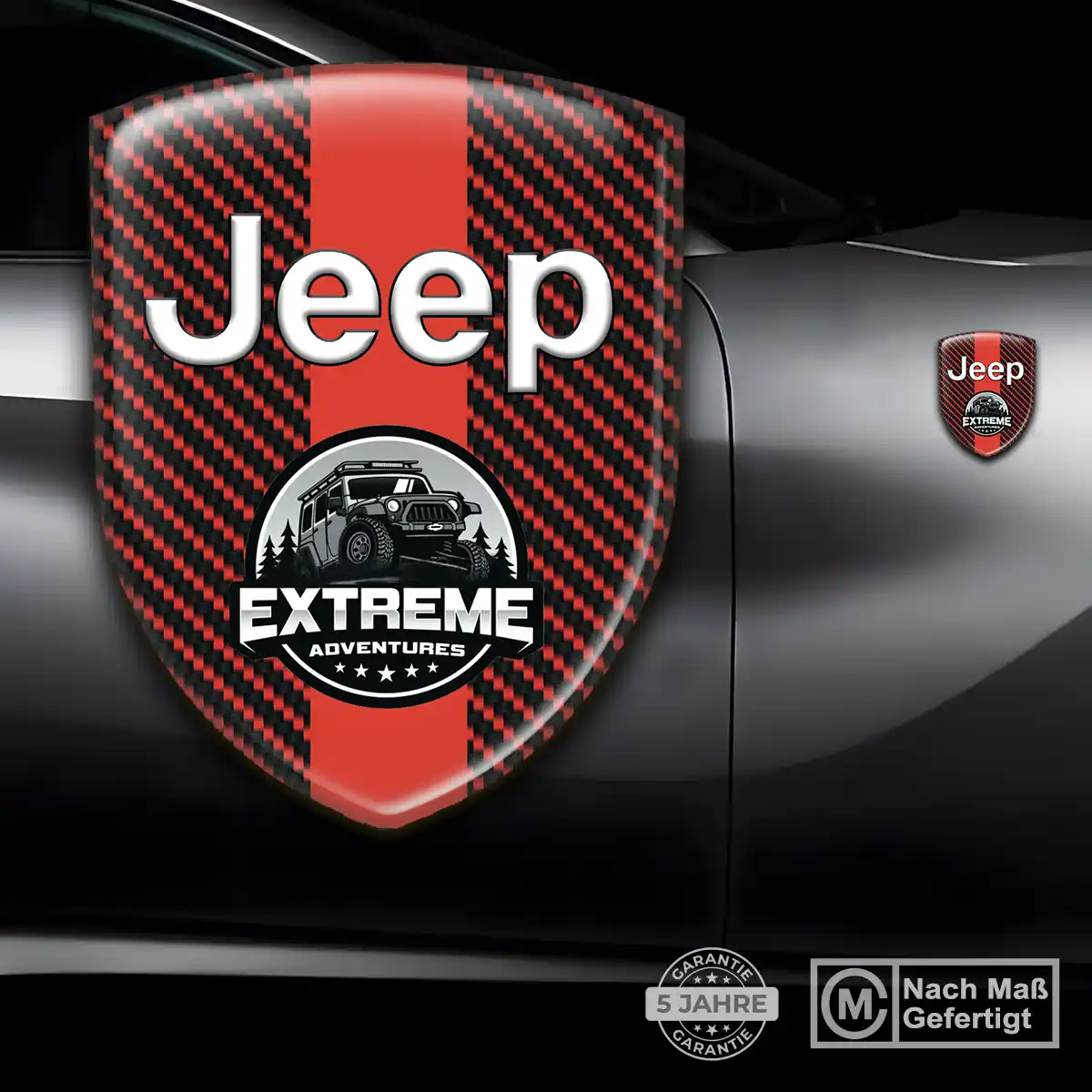 Jeep Wappen Emblem Aufkleber Auto Limitierte Auflage