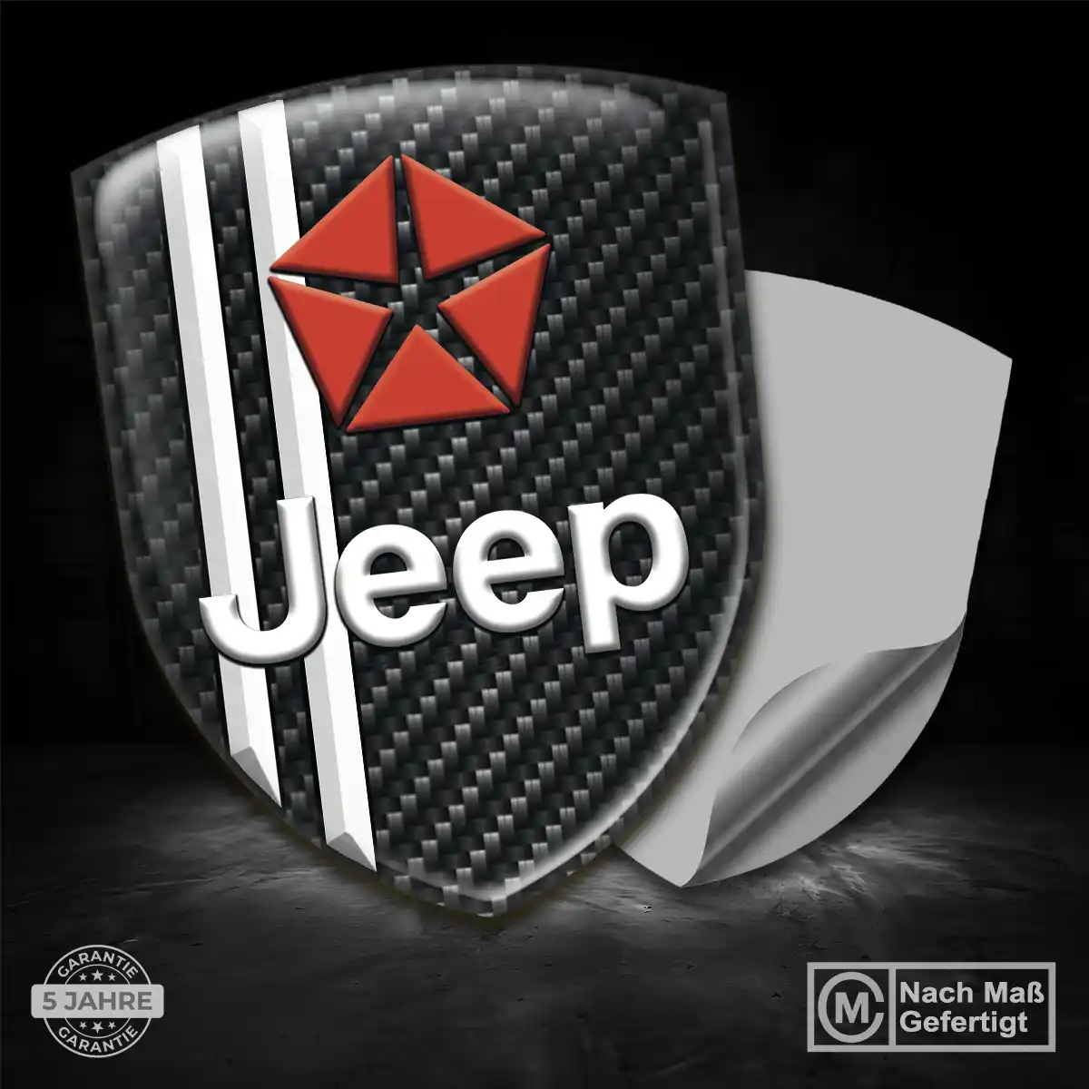 Jeep Wappen Emblem Aufkleber Auto Markenedition